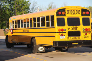 Go Riteway yellow school bus